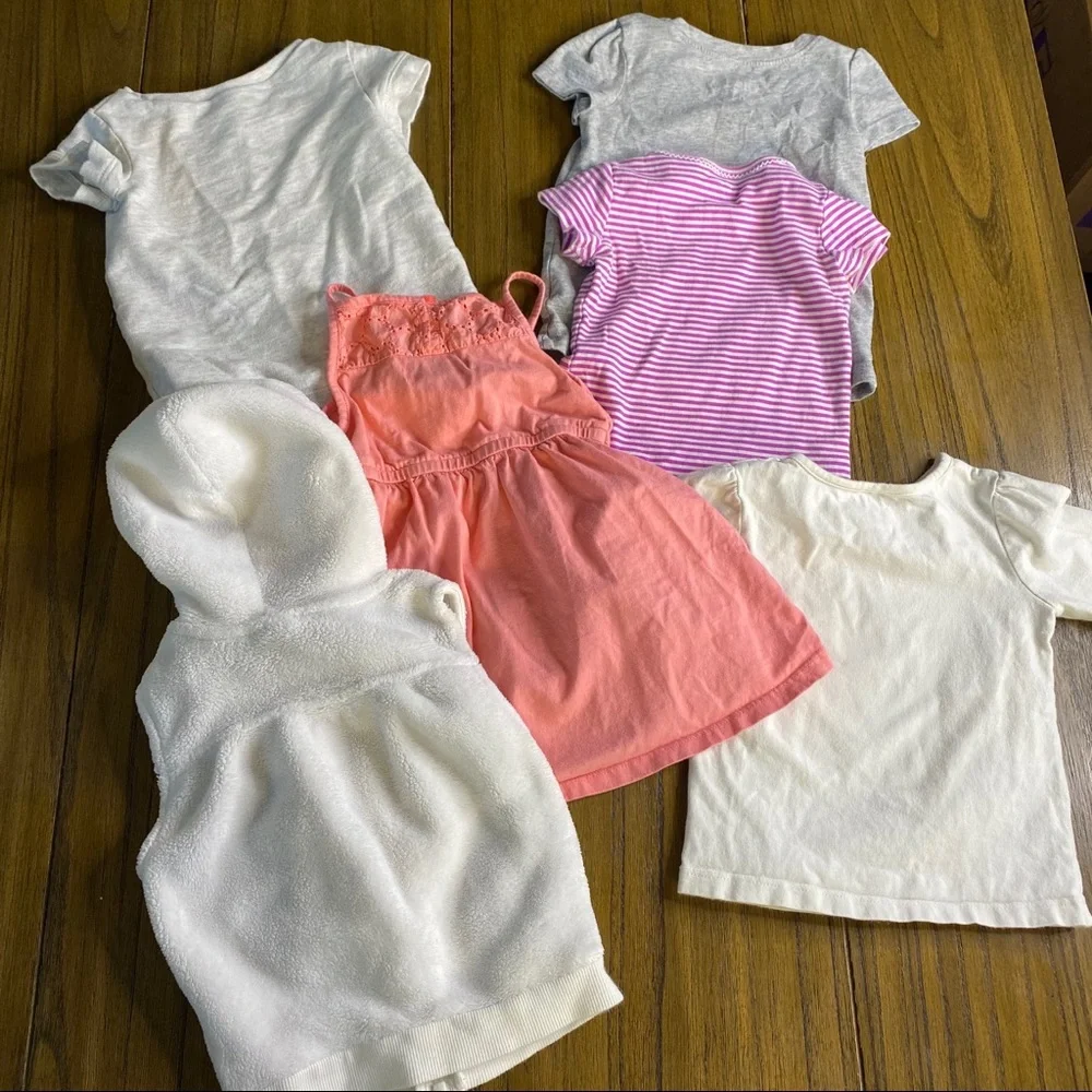 Little girls bundle tops shirts and dress
